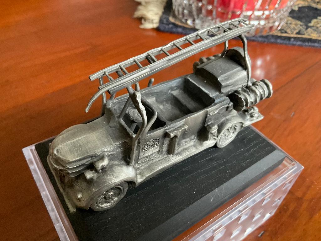 Brandweer miniaturen van tin, Verzamelen, Beelden en Beeldjes, Ophalen of Verzenden, Zo goed als nieuw, Overige typen
