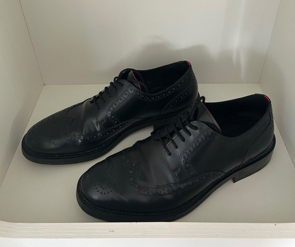 Hugo Boss Derby Schoenen, Kleding | Heren, Schoenen, Verzenden, Zwart, Overige typen, Zo goed als nieuw