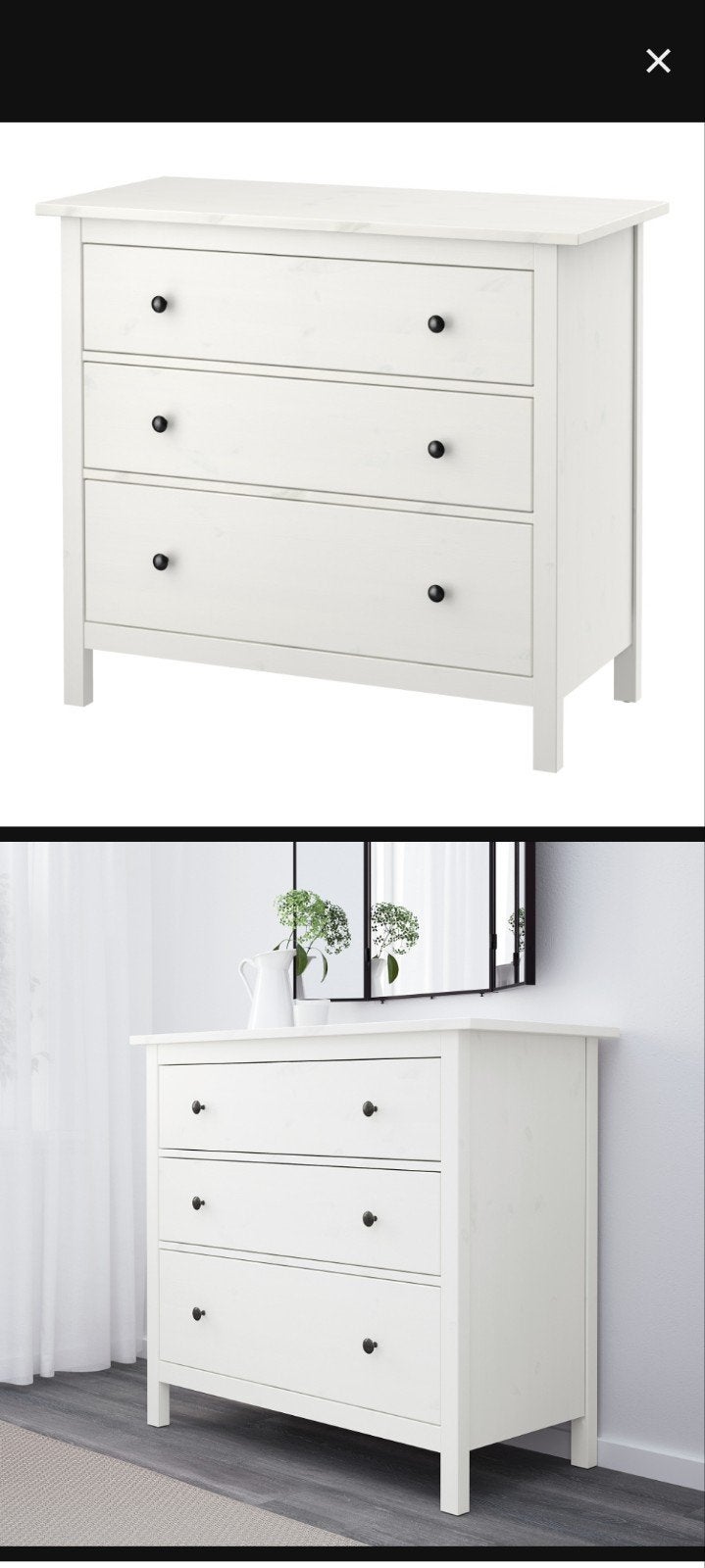 IKEA hemnes ladekast, Gebruikt, 100 tot 150 cm, 5 laden of meer, .