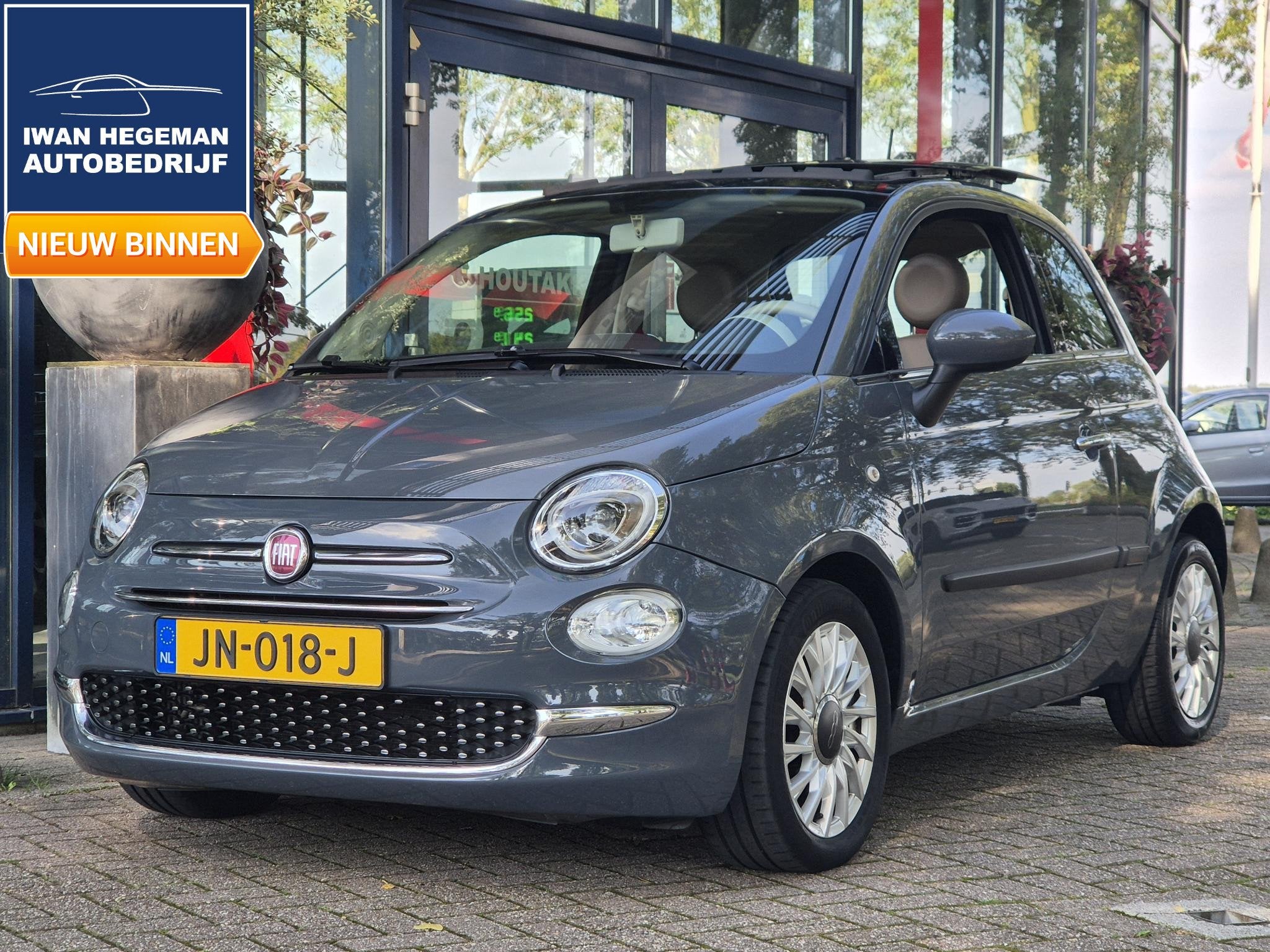 Fiat 500 0.9 TwinAir Turbo Lounge | Schuif / kanteldak | Nav, Auto's, Voorwielaandrijving, 12 maanden, Gebruikt, 905 kg