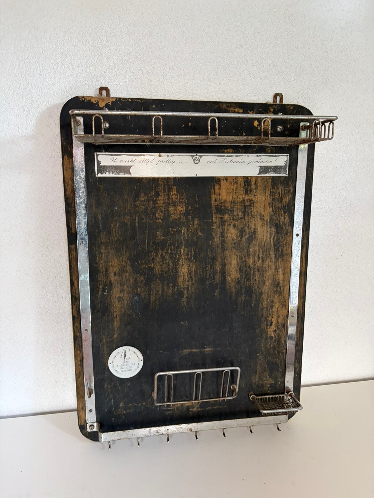 Vintage Zeelandia Bakkersbord (1940) Uniek Wandbord, Ophalen of Verzenden