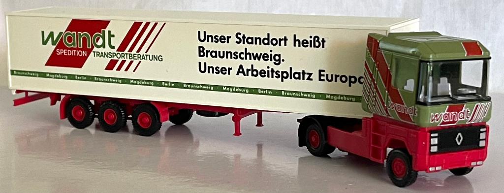 Wiking (Herpa): Renault AE 500 "Wandt Spedition", Hobby en Vrije tijd, Modelauto's | 1:87, Ophalen of Verzenden, Zo goed als nieuw