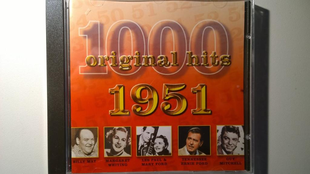 1000 Original Hits 1951, Ophalen of Verzenden, Zo goed als nieuw, Pop