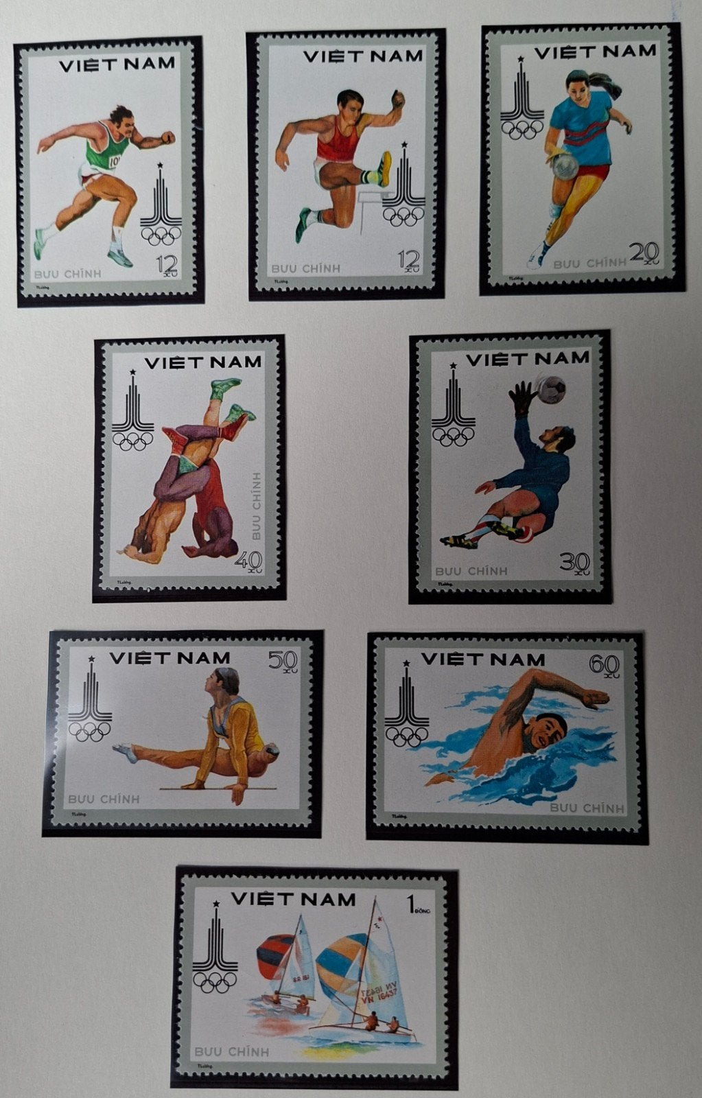 Vietnam,  Olympische Spelen Moskou 1980, Ophalen of Verzenden, Sport
