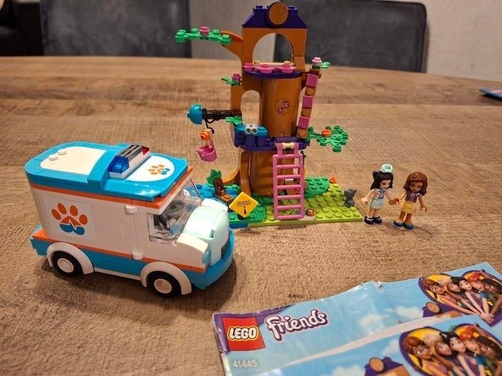Lego Friends dierenambulance 41445, Ophalen of Verzenden, Zo goed als nieuw