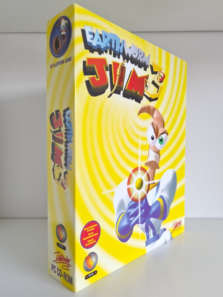 Earthworm Jim 3D - PC Big Box, 1 speler, Ophalen of Verzenden, Zo goed als nieuw, Vanaf 3 jaar