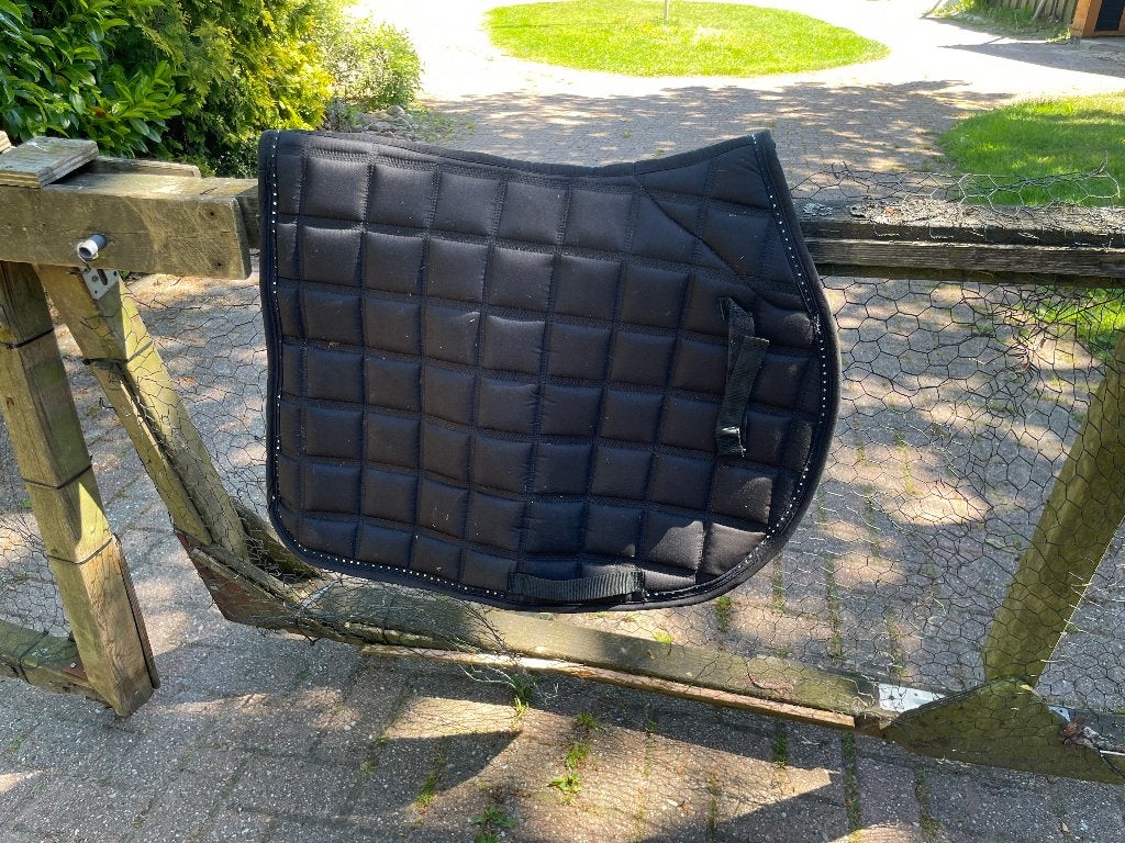 Zwart spring dekje full met glitter, Ophalen of Verzenden