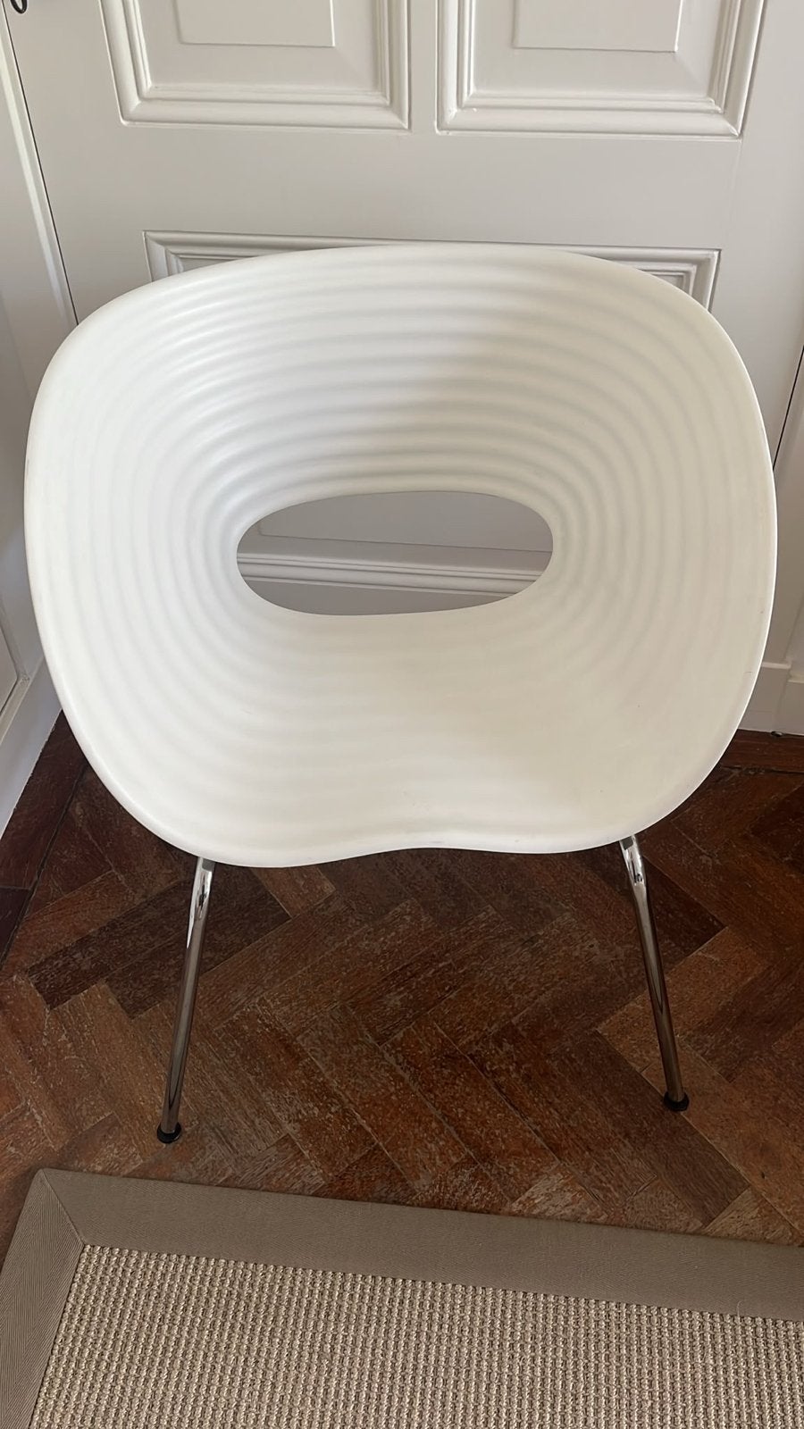 Vitra Tom Vac Stoel - Designklassieker, Ophalen, Kunststof, Gebruikt, Wit