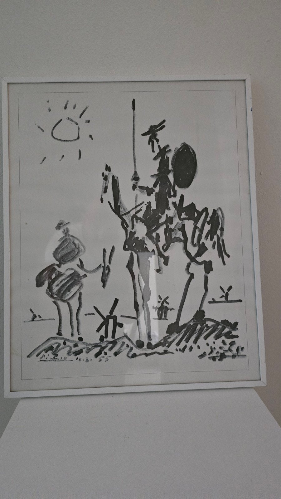 Pablo Picasso - Don Quichot en Sancho Panza (1955), Antiek en Kunst, Ophalen