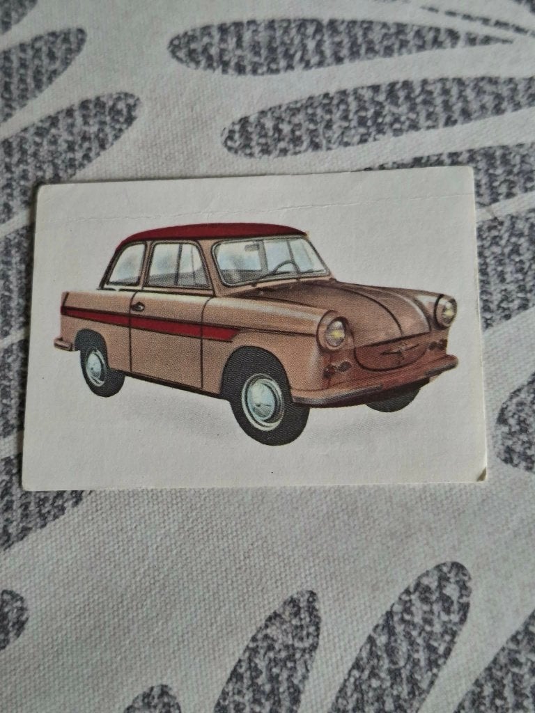 Prentje/Chromo : Trabant / Chocolade Jacques, Verzamelen, 1960 tot 1980, Gebruikt, Verzenden, Prent
