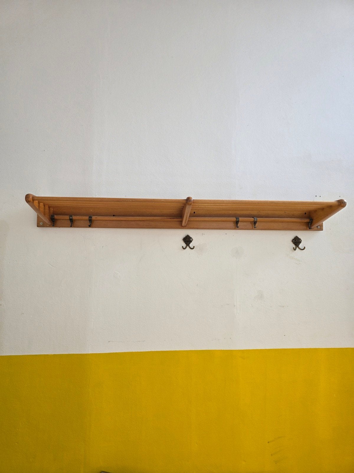 Piet Zwart Bruyzeel - Kapstok - Hout - pannenrek, Zo goed als nieuw, Minder dan 100 cm, Hout, Ophalen
