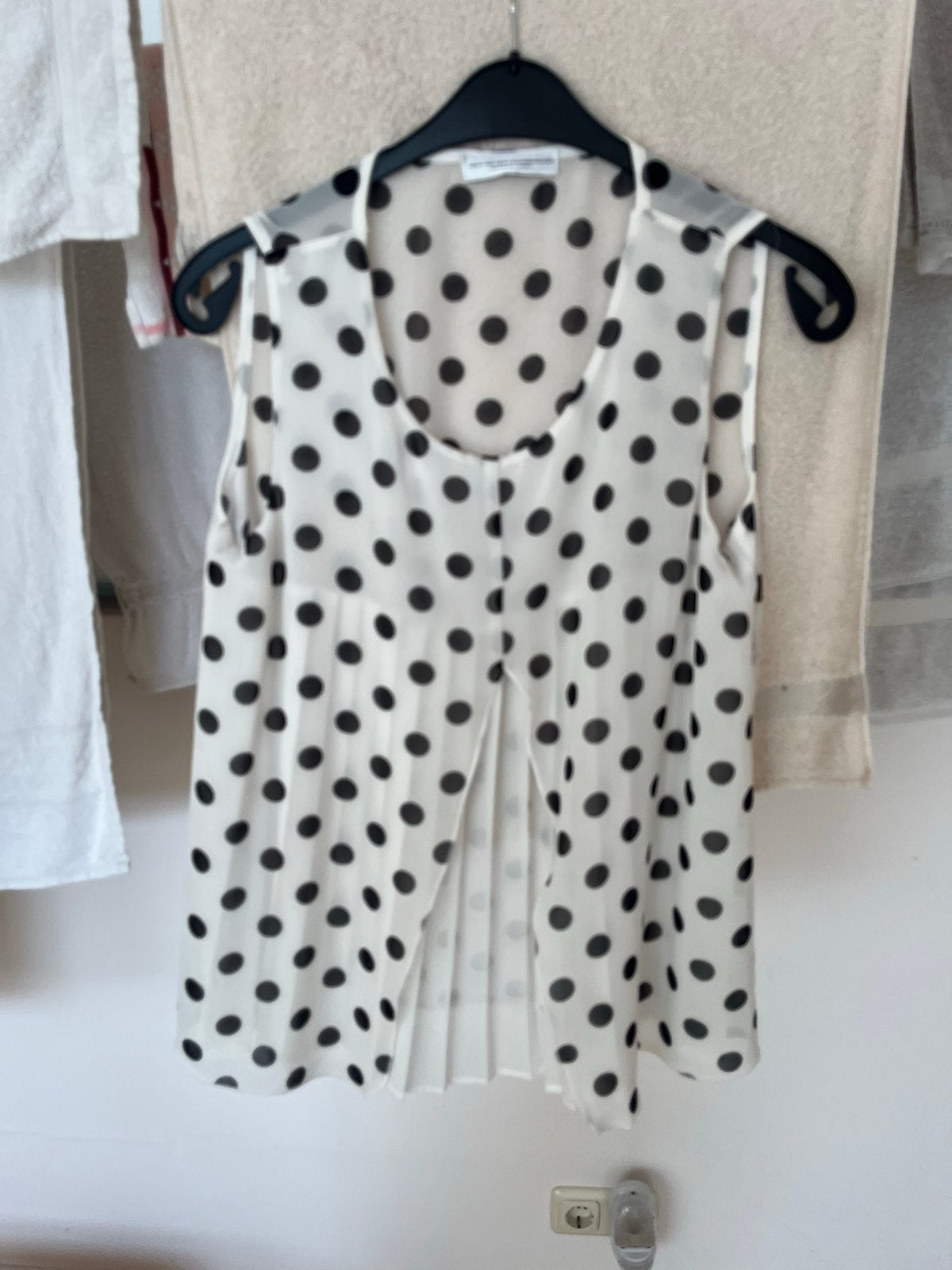 Addy van den Krommenacker Polkadot Top, Ophalen of Verzenden, Gedragen, Wit, Zonder mouw
