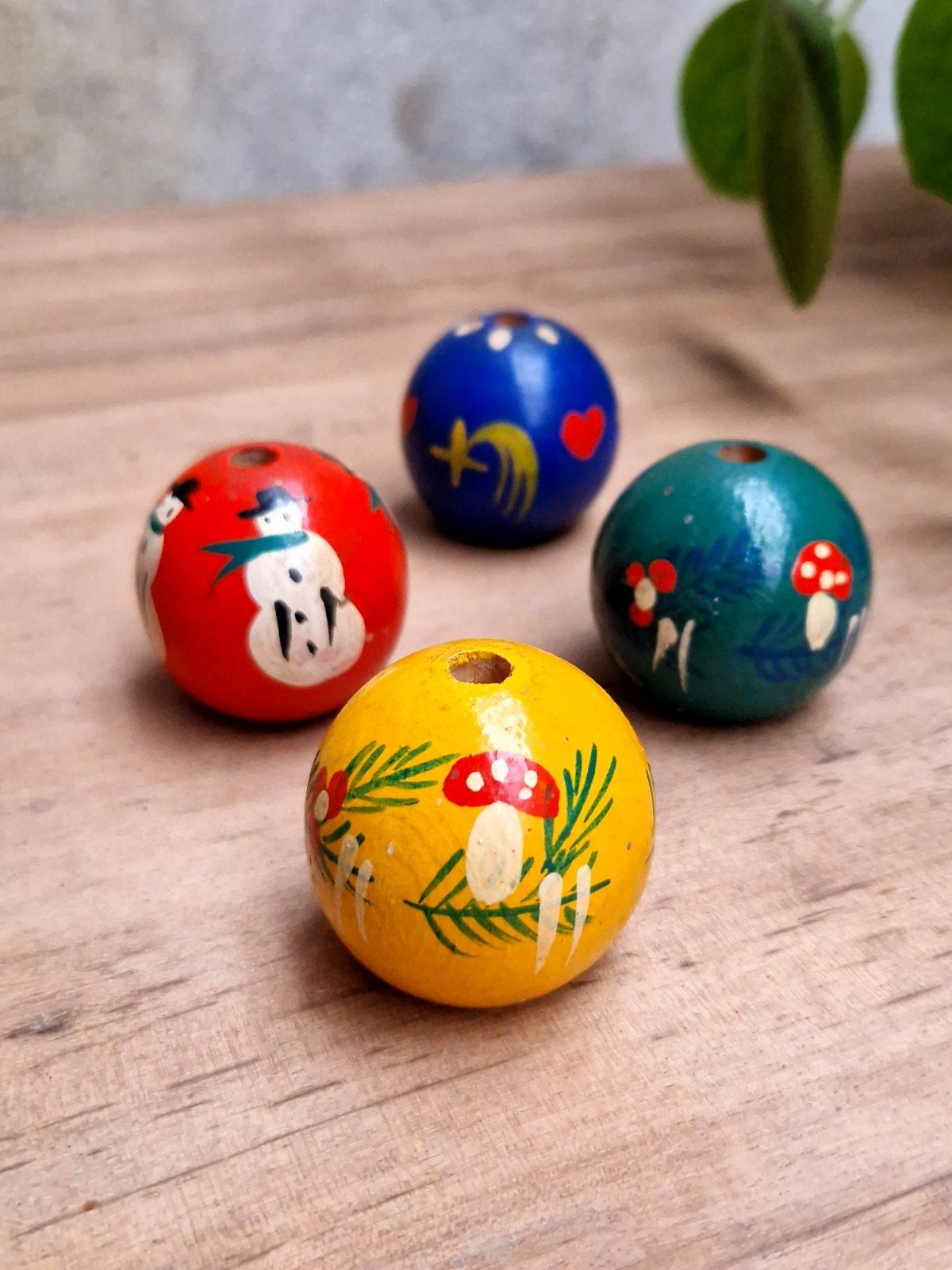 Vintage Scandinavische set mini-kaarshouders, Antiek en Kunst, Ophalen of Verzenden, Overige materialen