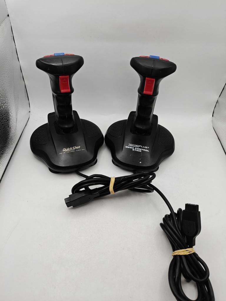 QuickShot joysticks Atari MSX Commodore 64 Amiga Enz., ., 2 spelers, Ophalen of Verzenden, Zo goed als nieuw