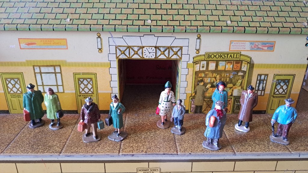 Hf1 spoor 0 figuren bing hornby marklin passagiers, Ophalen of Verzenden