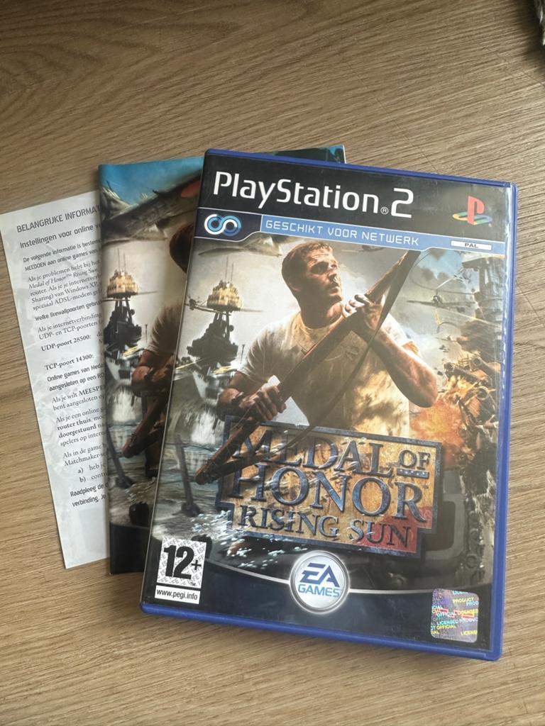 Medal of Honor Rising Sun - PlayStation 2 (PS2), Spelcomputers en Games, Games | Sony PlayStation 2, Online, Shooter, 1 speler