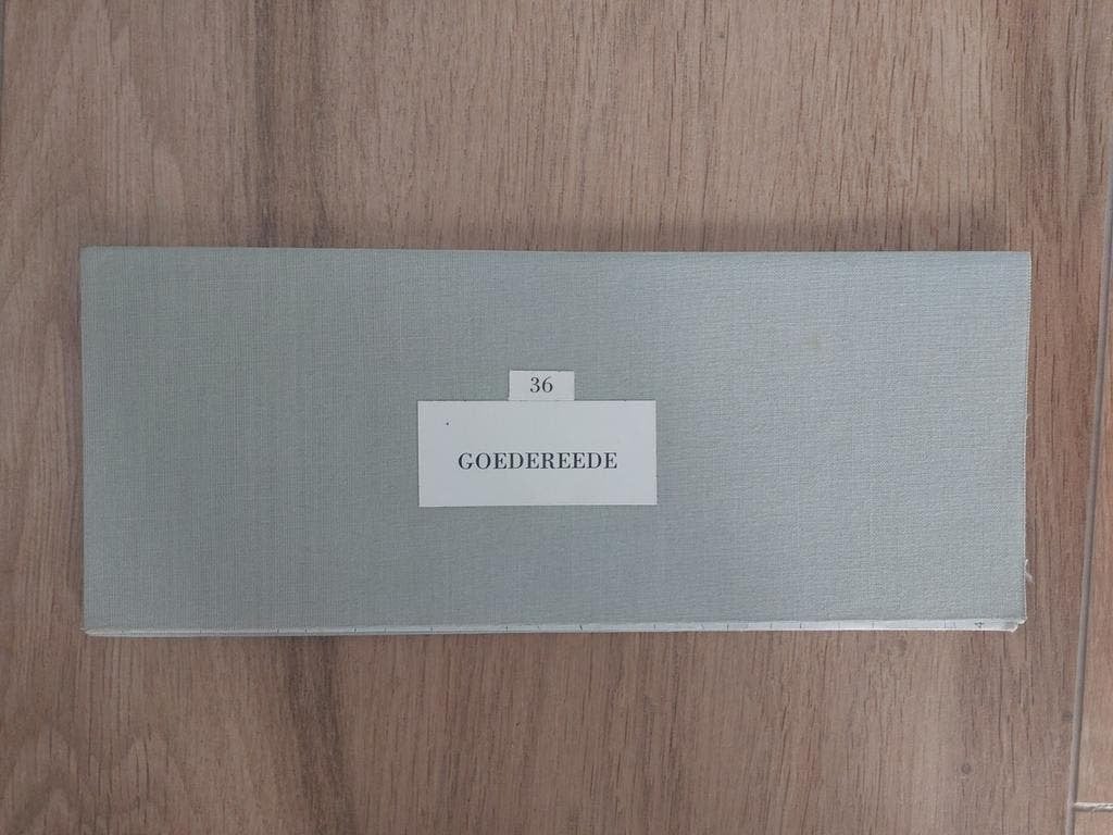 36 Goedereede Ouddorp Slijkgat Noordzee Stafkaart uit 1972, Topografische Dienst Nederland, Ophalen of Verzenden, 1800 tot 2000