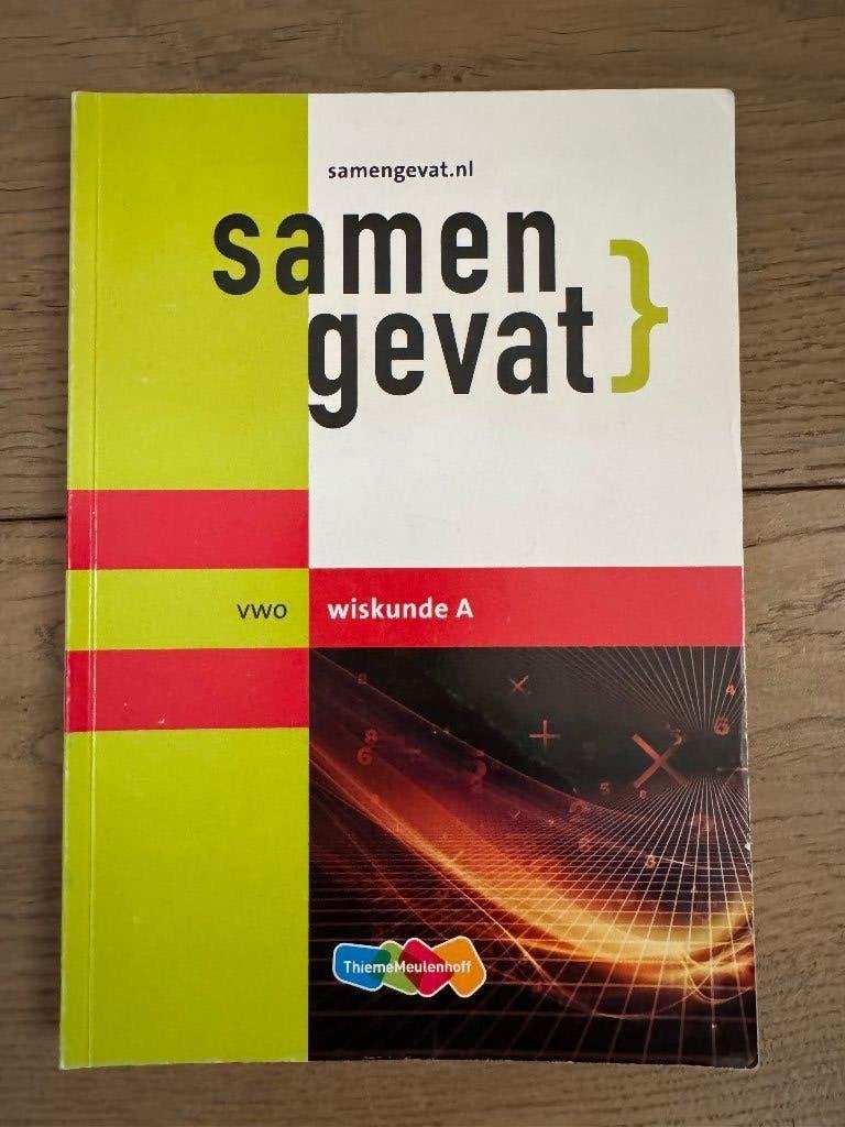 Wiskunde A VWO Examenbundel  2024-2025 & Samengevat 2021, Boeken, Ophalen of Verzenden, Zo goed als nieuw, VWO