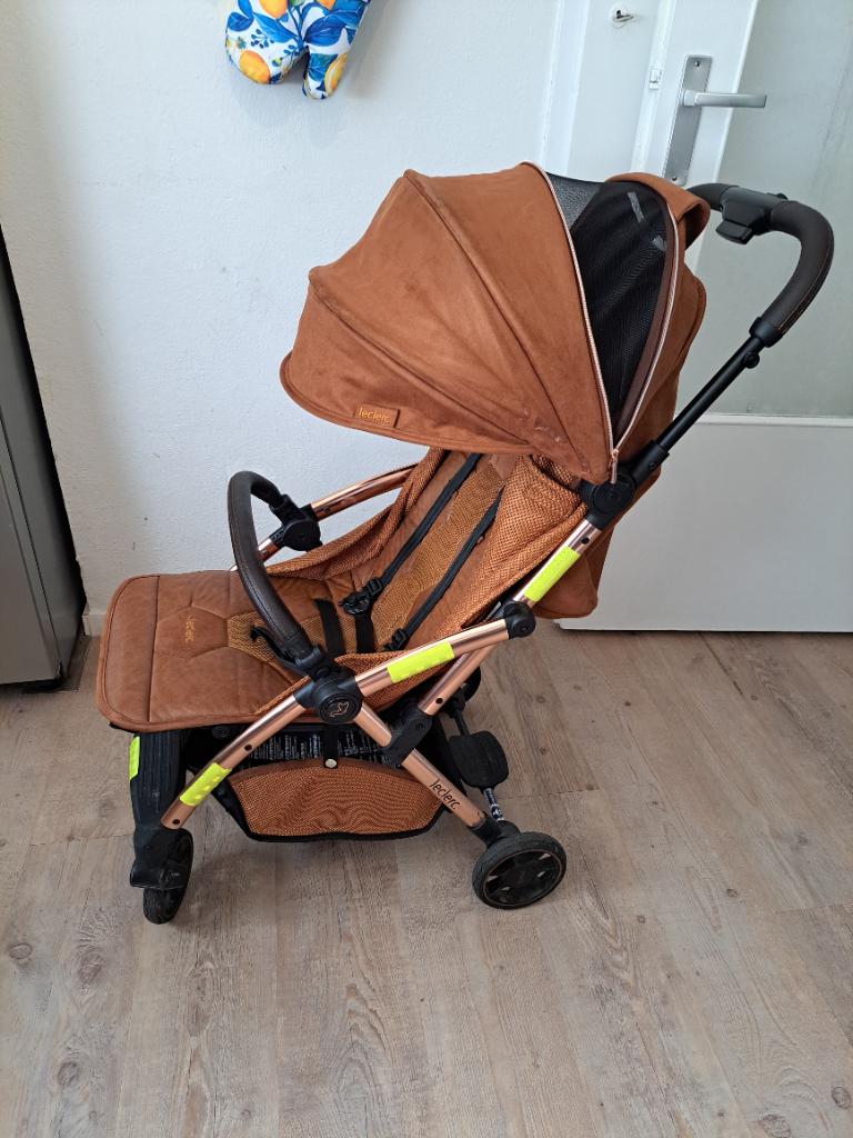 Leclerc buggy, Ophalen, Zo goed als nieuw, Overige merken, Verstelbare rugleuning