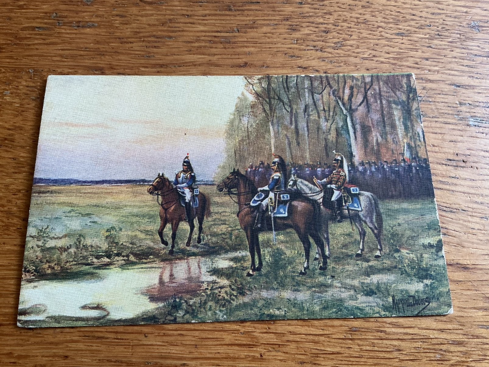 O398 militair paarden, Ophalen of Verzenden, Voor 1920, Overige thema's