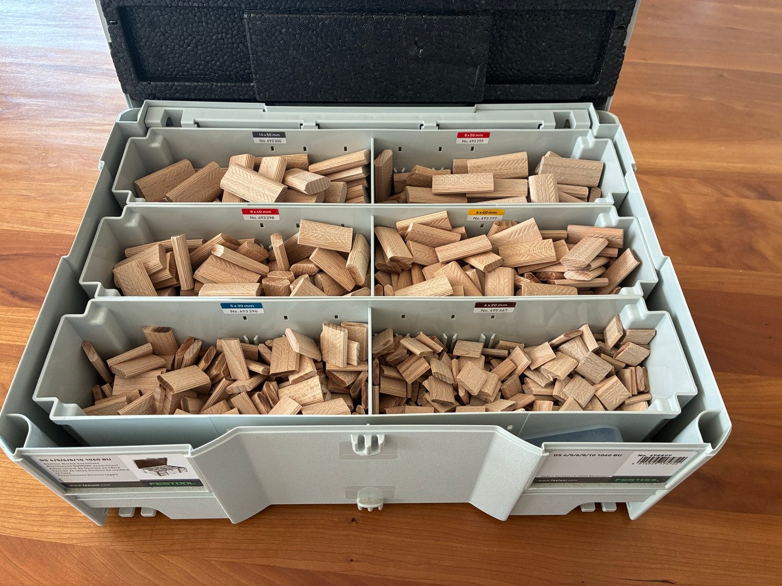 Festool Domino Assortiment DS 4/5/6/8/10 1060 BU, Ophalen of Verzenden, Nieuw, Overige typen, Festool