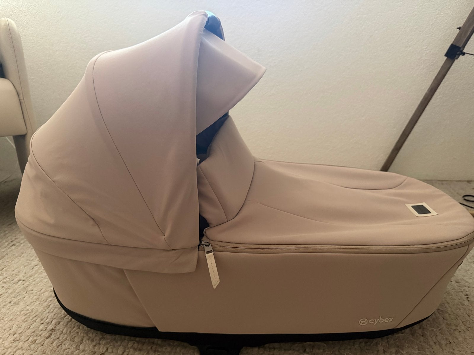 Cybex Priam Reiswieg Beige met Bekleding en Parasol, Zo goed als nieuw, Met reiswieg, Ophalen, Kinderwagen