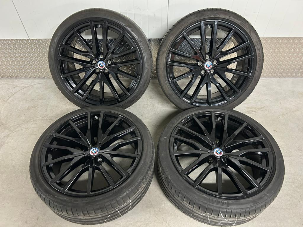 Originele BMW X5 G05 X6 G06 22 inch 742M Pirelli P-zero TPMS, Auto-onderdelen, Ophalen, Gebruikt, 275 mm, Banden en Velgen