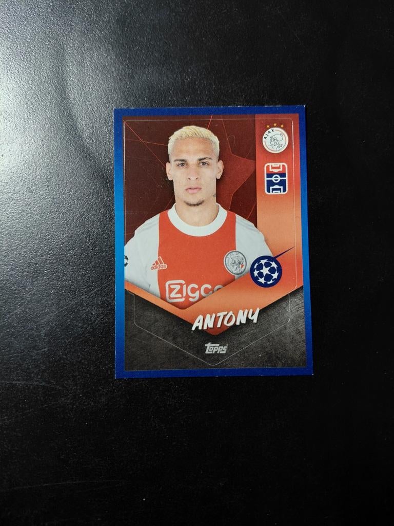 Antony (afc ajax/real betis) topps 2021/22, Ophalen of Verzenden, Nieuw, Ajax, Poster, Plaatje of Sticker