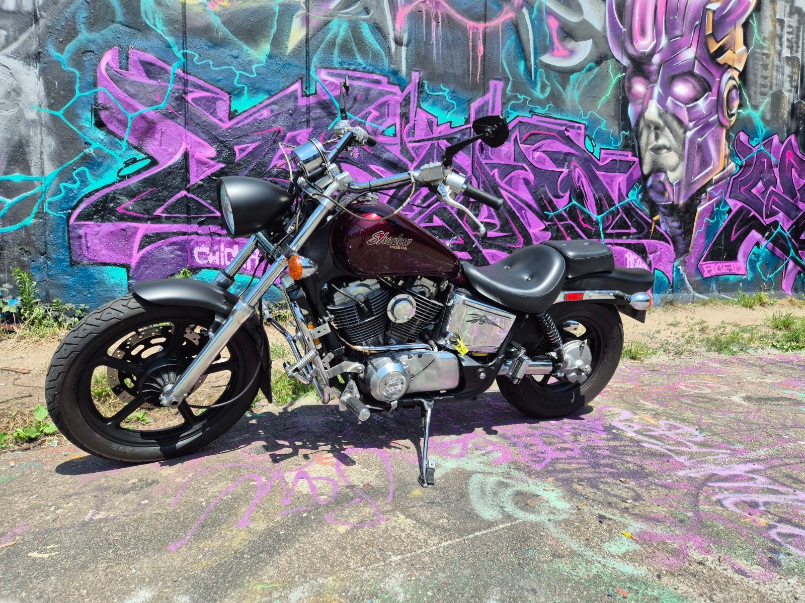 Honda Shadow VT1100C Chopper - Goed onderhouden, Motoren, Chopper