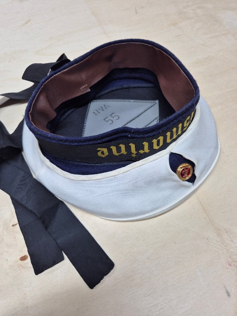 Marine Matrozen muts van de NVA DDR, Ophalen of Verzenden, Marine, Duitsland, Helm of Baret
