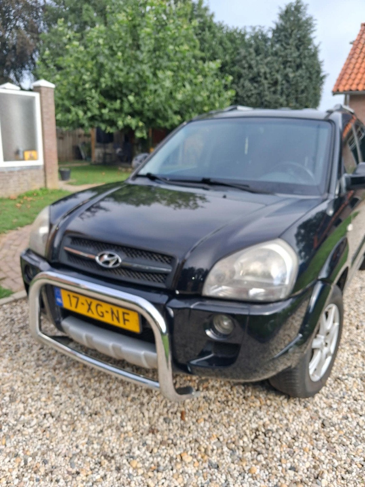 Hyundai Tucson 2.0 I 2WD 2007 Zwart, Auto's, 4 cilinders, Zwart, Origineel Nederlands, Handgeschakeld