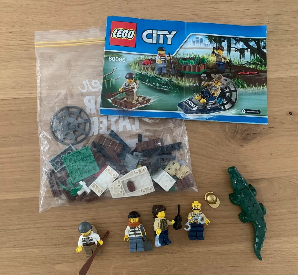 Lego City 60066 Moeraspolitie Starter Set, Ophalen of Verzenden, Zo goed als nieuw, Complete set, Lego