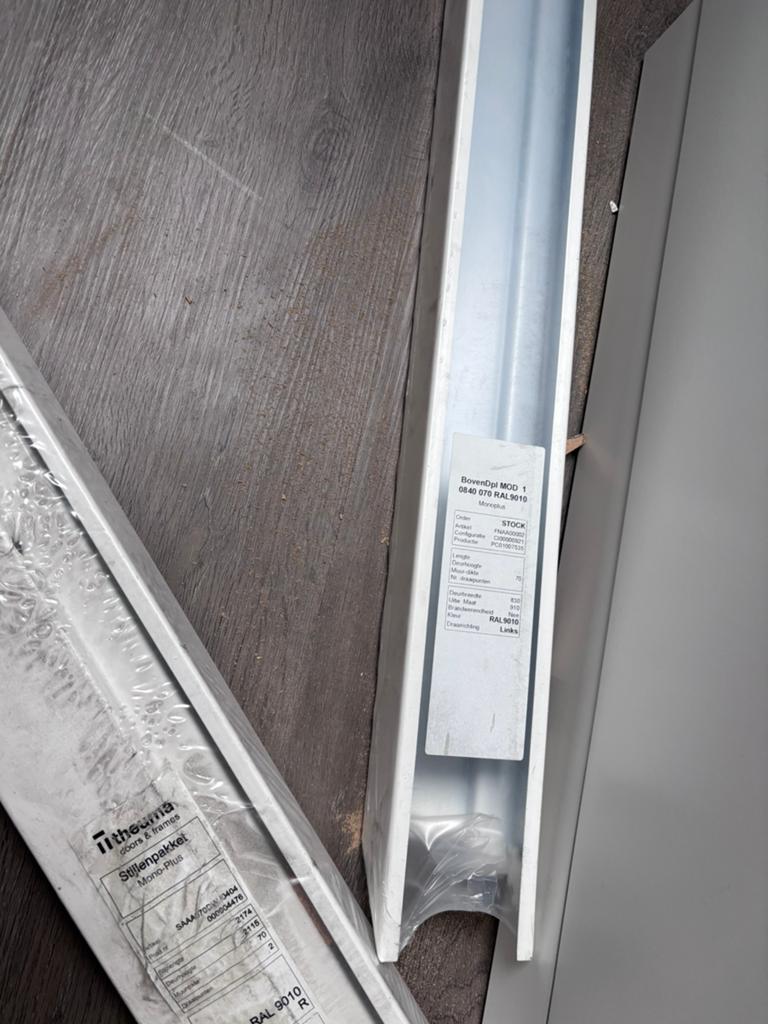 Theuma - kozijn Mono-Plus (staal) compleet, Deurkozijn, Nieuw, 150 tot 225 cm, Metaal