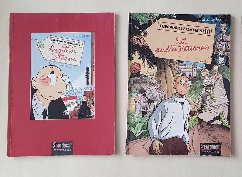 Stripboek 2x Theodoor Cleysters - Delen 1 en 10, Meerdere stripboeken, Ophalen, Gelezen