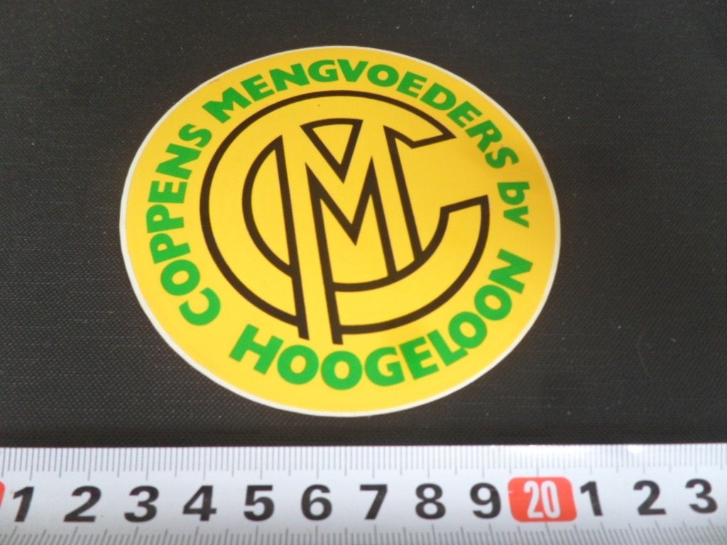 sticker Hoogeloon COPPENS Mengvoeders bv, Ophalen of Verzenden, Zo goed als nieuw