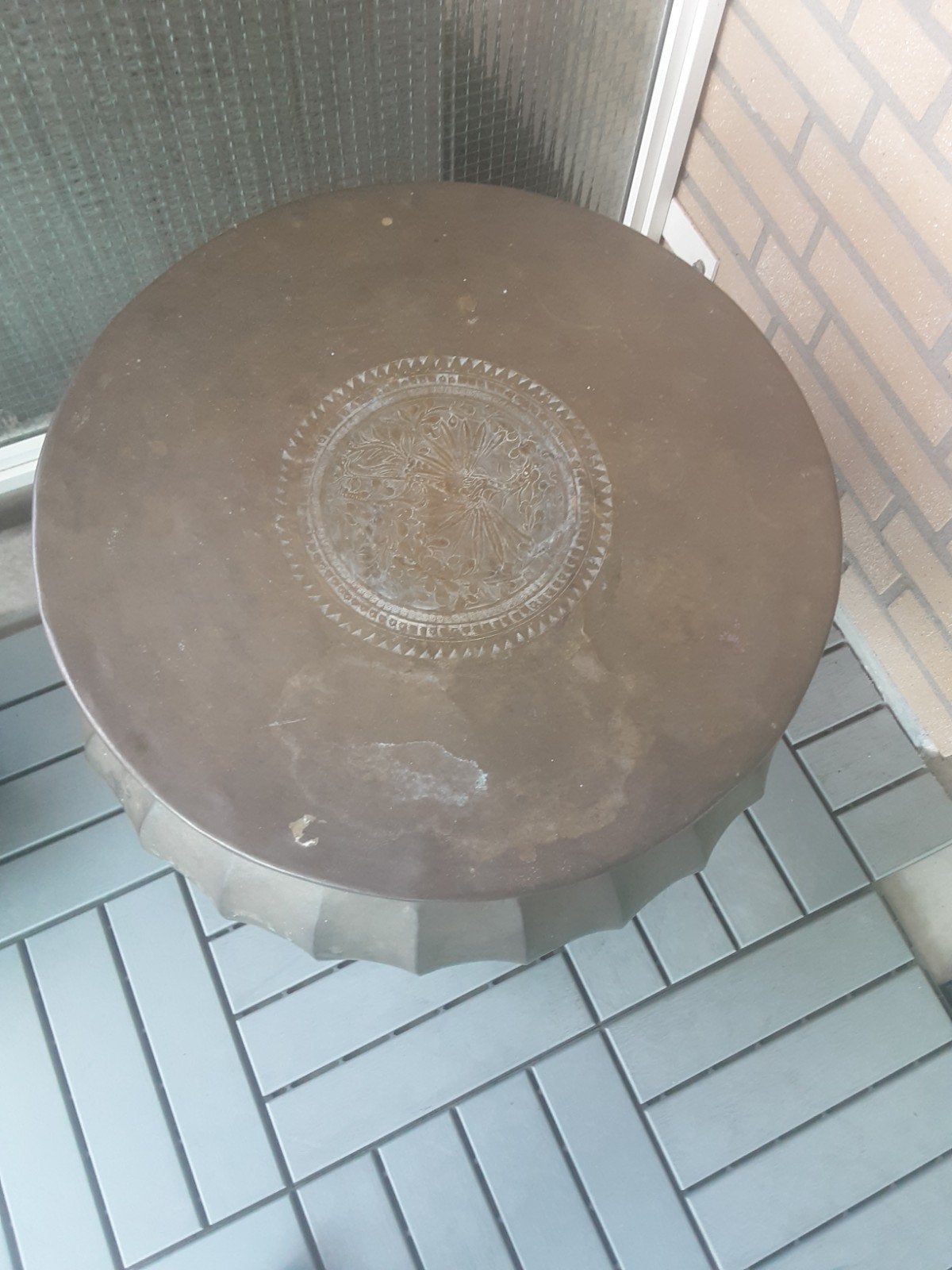 plantentafel, Ophalen, Gebruikt, Rond, Overige materialen