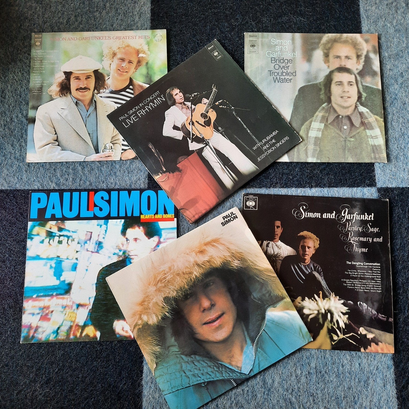 LP partij, verzameling Paul Simon and Art Garfunkel -6 stuks, LP, Gebruikt, Ophalen of Verzenden, 12 inch