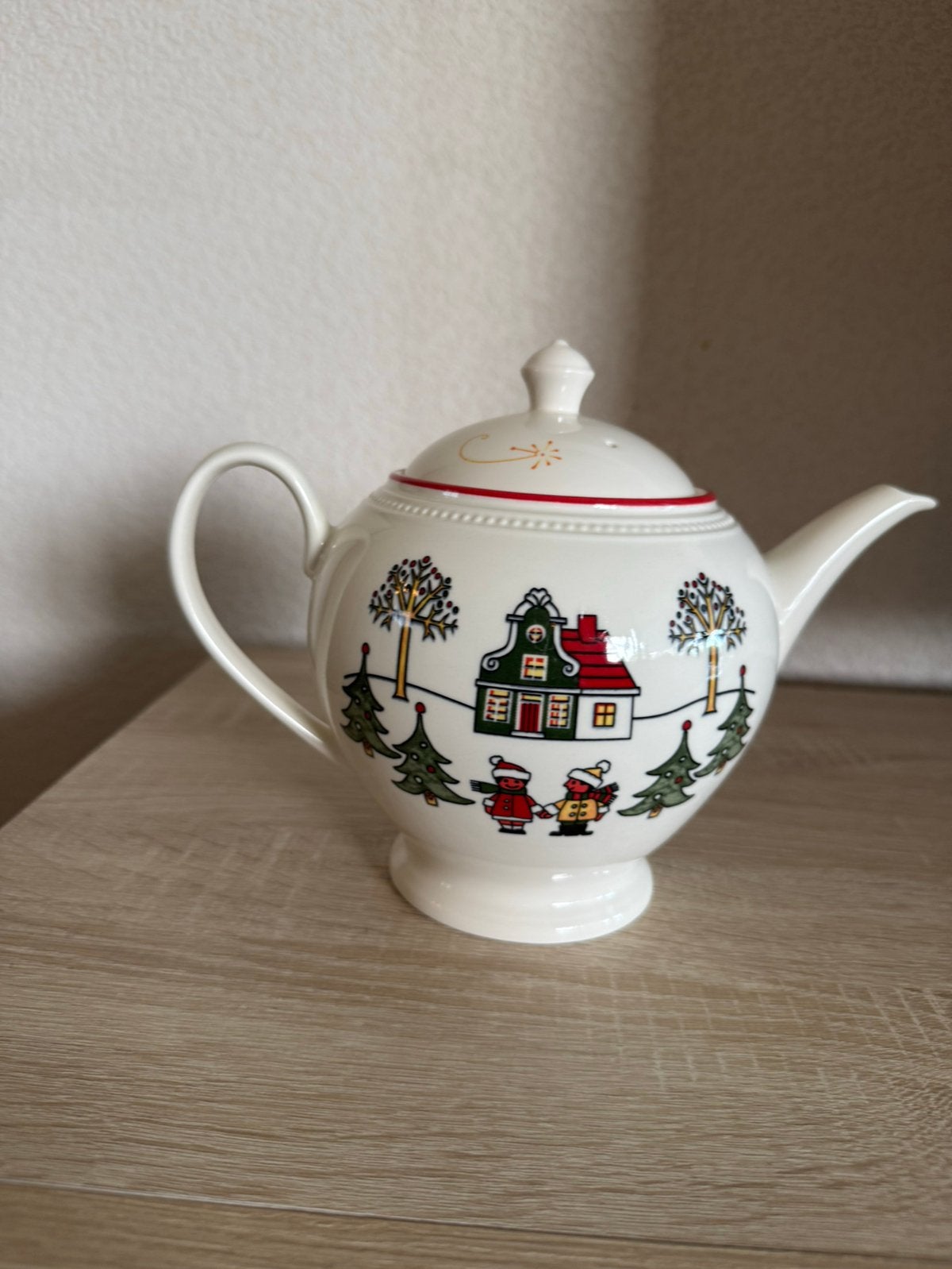 Wedgwood Windsor Kerst Theepot, Diversen, Kerst, Ophalen, Zo goed als nieuw