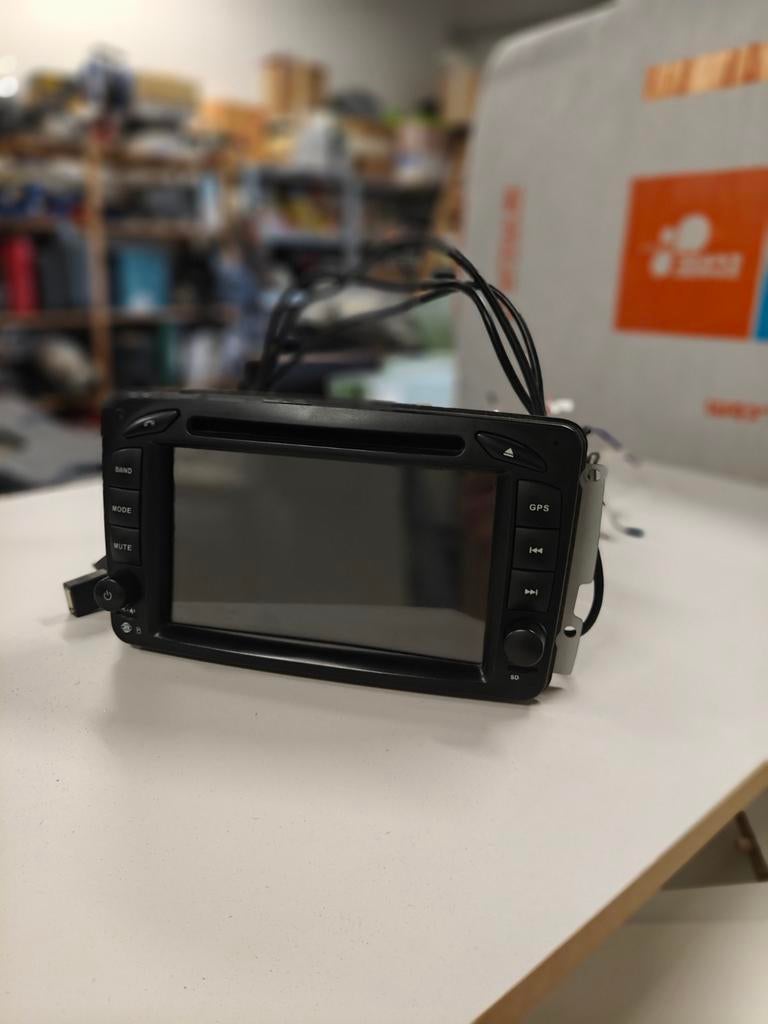 Android autoradio voor Mercedes CLK Vito c class, Auto diversen, Ophalen of Verzenden