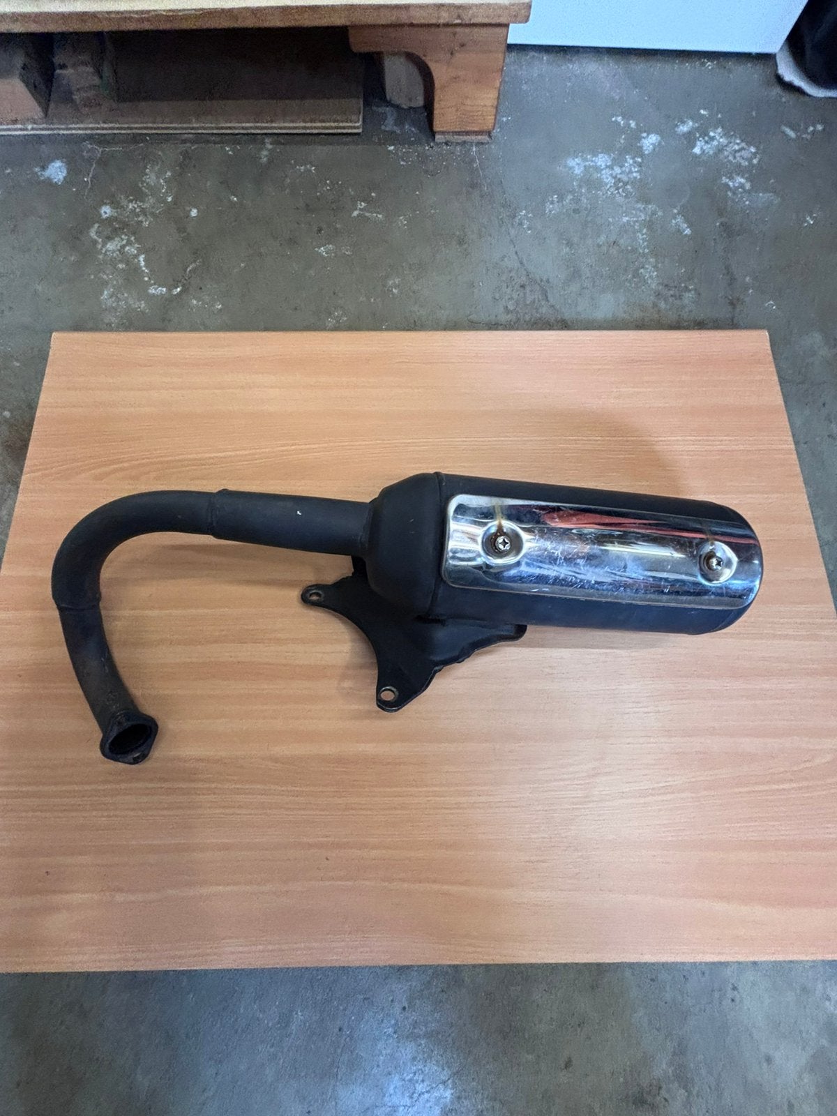 Piaggio Zip Type 3 2T uitlaat zonder prop Gilera / Piaggio, Ophalen of Verzenden, Zo goed als nieuw, Uitlaat