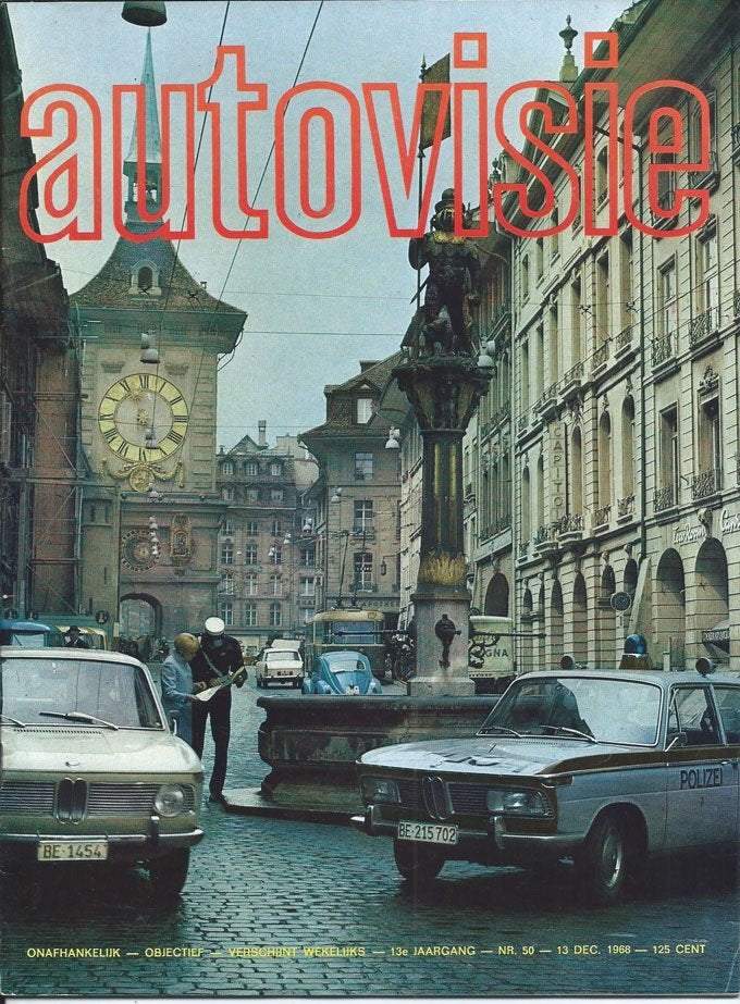 Autovisie 50 1968 : Rallye Ford Escort - Porsche 911 T Targa, Ophalen of Verzenden, Gelezen, Algemeen