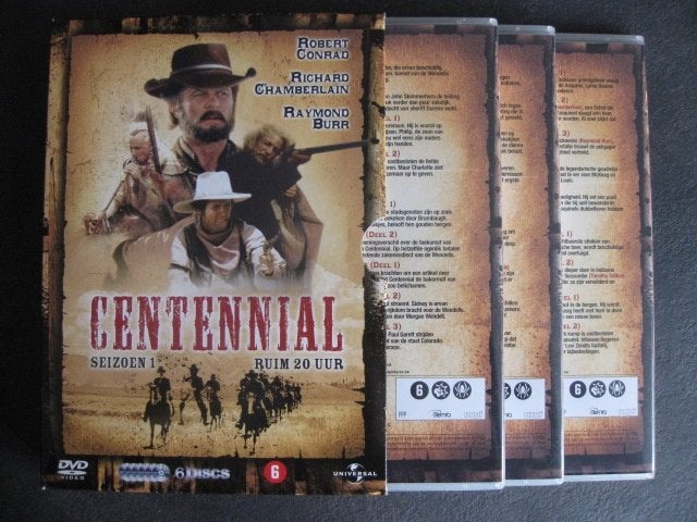 CENTENNIAL - SEIZOEN 1 in originele 6-DVD BOX, Cd's en Dvd's, Vanaf 6 jaar, Ophalen, Zo goed als nieuw, Boxset