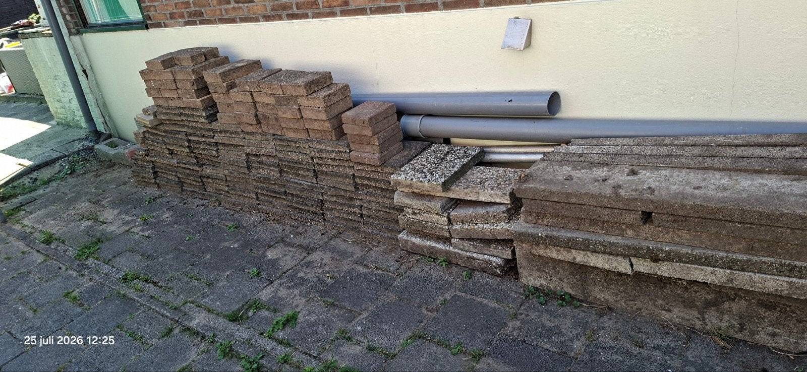 30x30 Beton tegels - Gebruikt, Ophalen, Gebruikt, 10 m² of meer, Beton