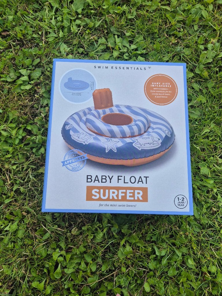 NIEUW Baby float Blauw Bruin Surfer 1-2 jaar >11 kg, Verzenden, Nieuw