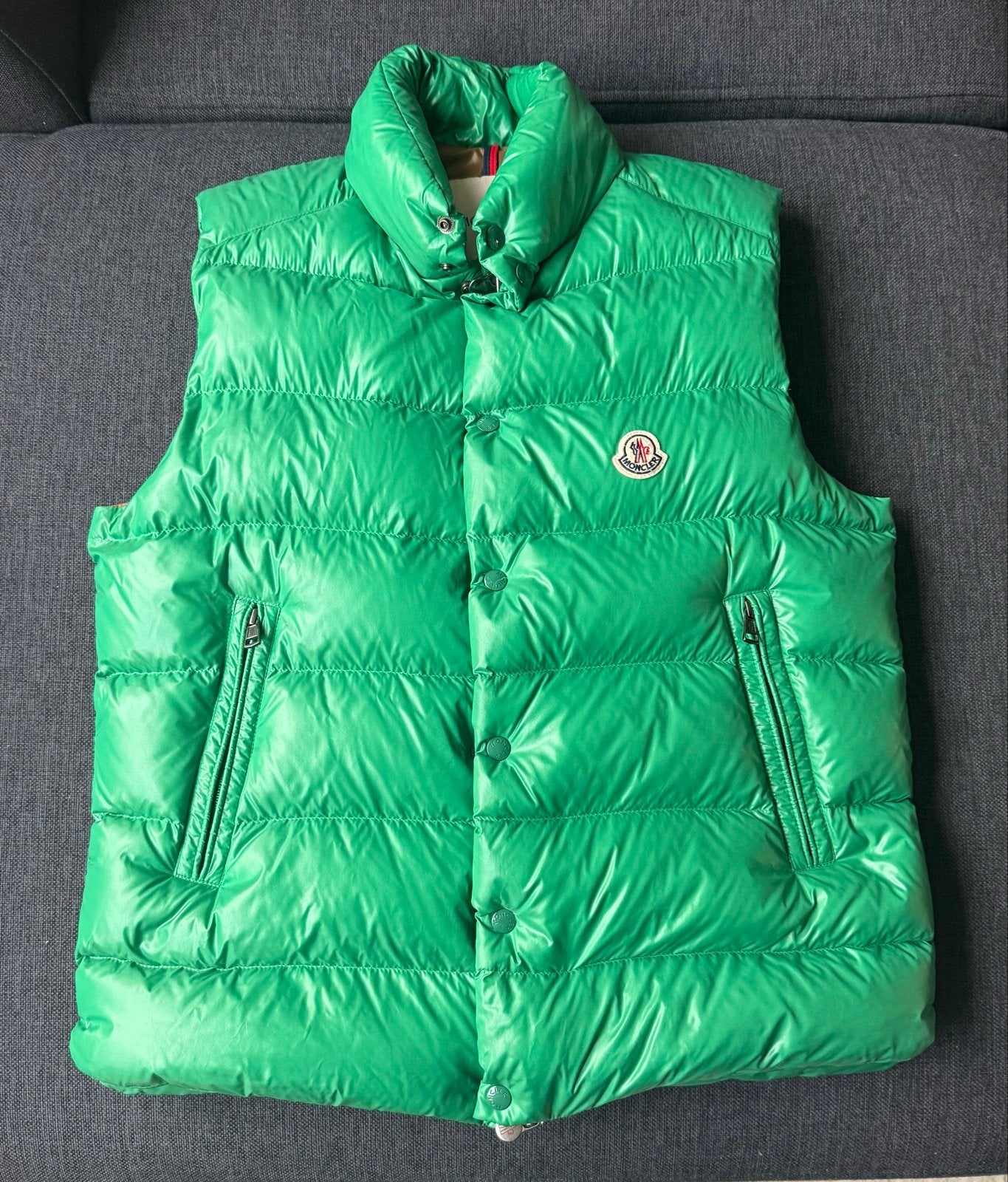 Moncler Tibb Gilet Groen Maat 3 (M/L), Ophalen of Verzenden, Zo goed als nieuw, Maat 48/50 (M), Groen