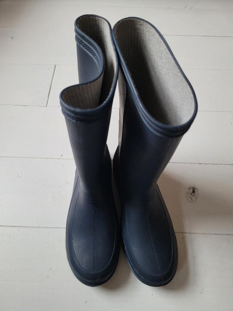 Kinder Regenlaarzen maat 36 donker blauw, Gebruikt, Jongen of Meisje, Ophalen of Verzenden, Laarzen