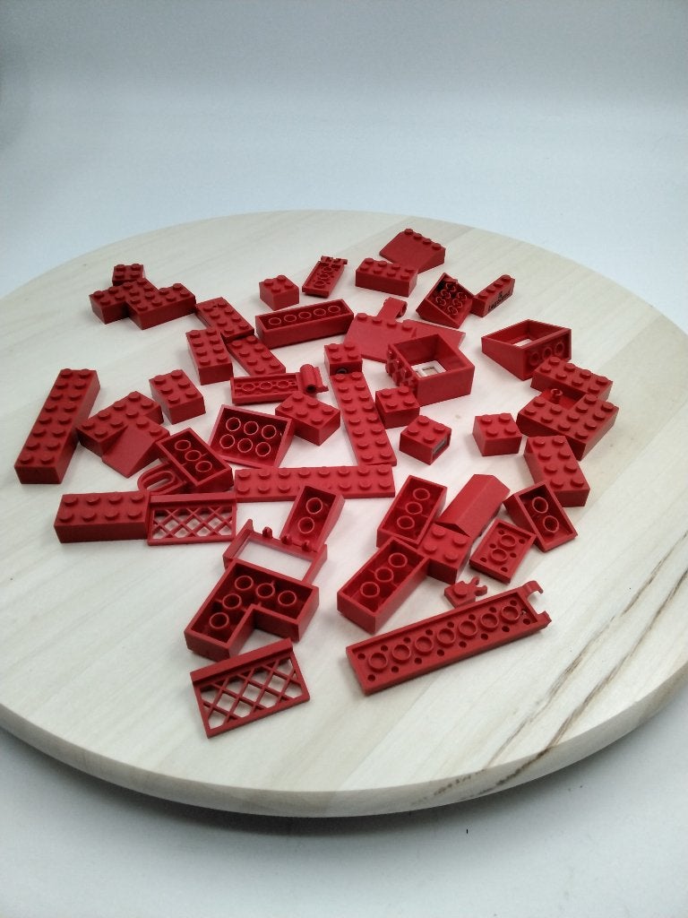 vintage lego blokjes rood 102 gram, Gebruikt, Overige thema's, Lego, Ophalen of Verzenden