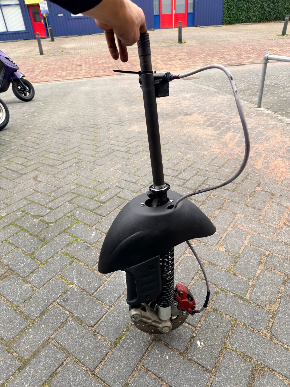 Piaggio Zip SP98 Voorvork met Malossi remleiding, Ophalen of Verzenden, Zo goed als nieuw, Overige typen, Piaggio