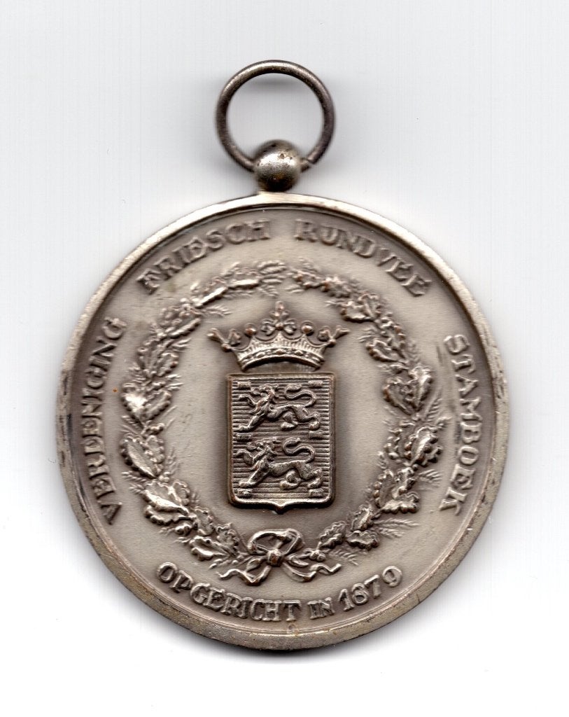 Medaille Vereniging Friesch Rundvee Stamboek, Postzegels en Munten, Penningen en Medailles, Ophalen of Verzenden, Overige materialen