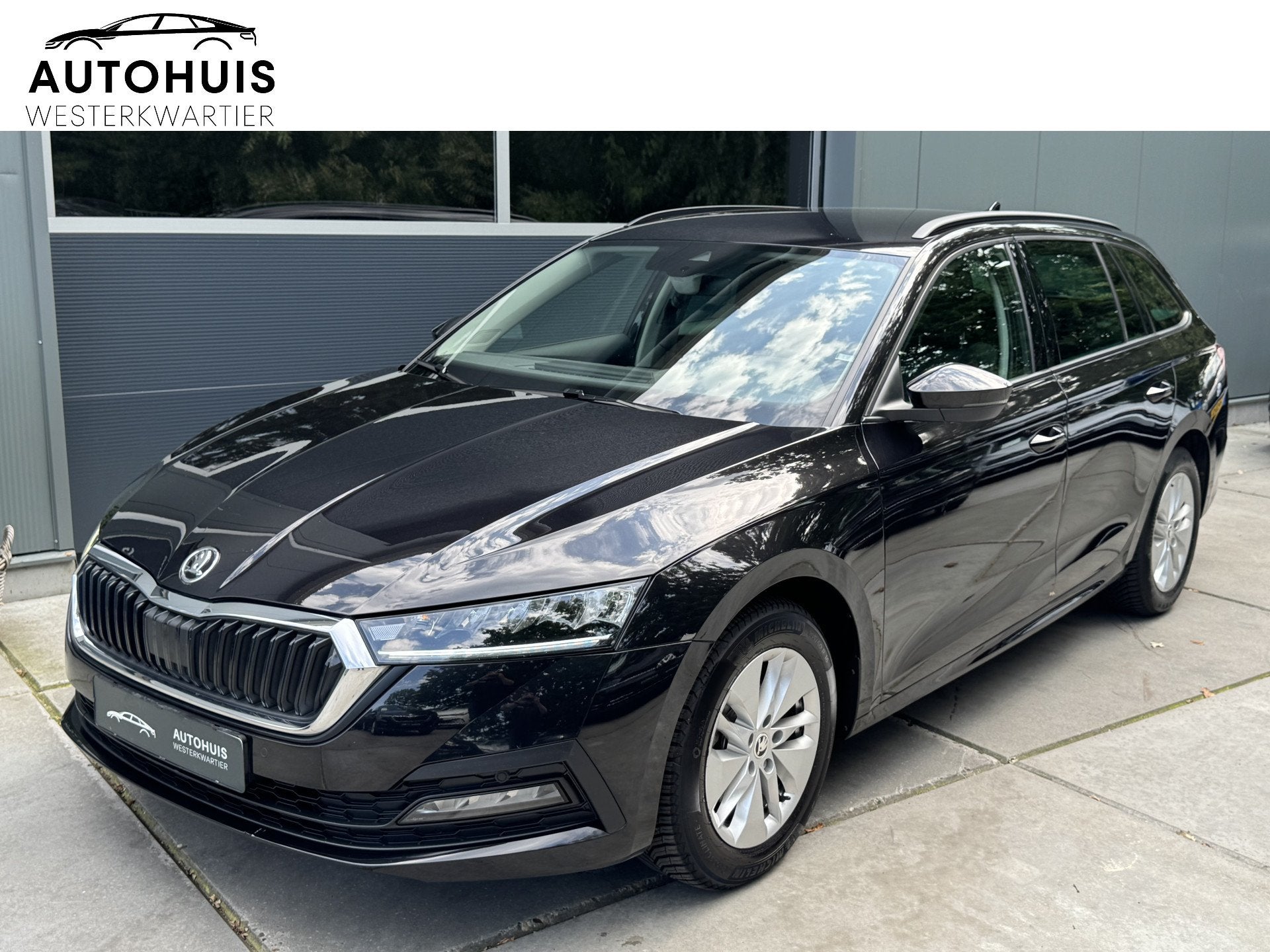 Skoda Octavia Combi 1.0 TSI 110pk H6 Business Edition Climat, Auto's, Gebruikt, Met garantie (alle), Zwart, Origineel Nederlands